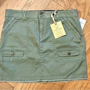 Democracy Olive Mini Skirt 14